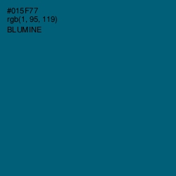 #015F77 - Blumine Color Image