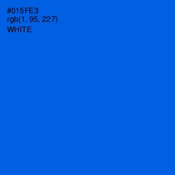 #015FE3 - Science Blue Color Image