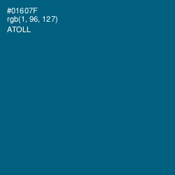 #01607F - Atoll Color Image