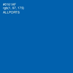 #0161AF - Allports Color Image