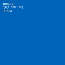 #0164BB - Denim Color Image