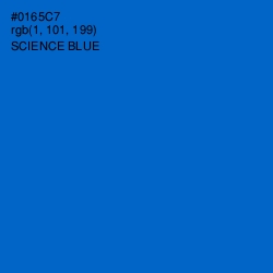 #0165C7 - Science Blue Color Image