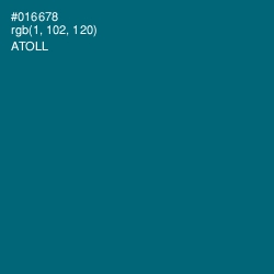 #016678 - Atoll Color Image