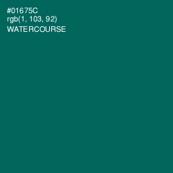 #01675C - Watercourse Color Image