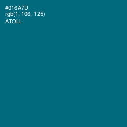 #016A7D - Atoll Color Image