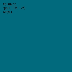 #016B7D - Atoll Color Image