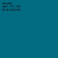 #016B81 - Blue Lagoon Color Image