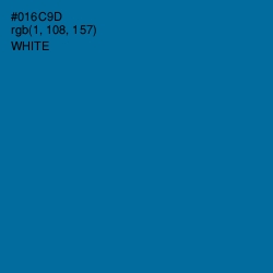#016C9D - Bahama Blue Color Image