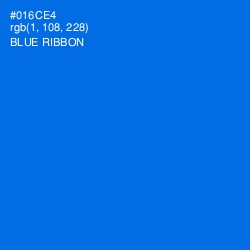 #016CE4 - Blue Ribbon Color Image