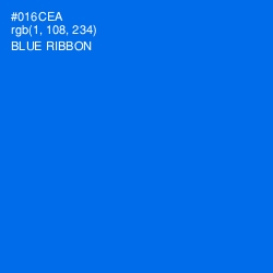 #016CEA - Blue Ribbon Color Image