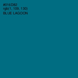 #016D82 - Blue Lagoon Color Image