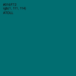 #016F72 - Atoll Color Image