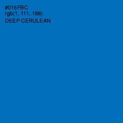 #016FBC - Deep Cerulean Color Image