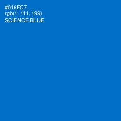 #016FC7 - Science Blue Color Image