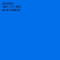 #016FEA - Blue Ribbon Color Image