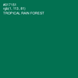 #017151 - Tropical Rain Forest Color Image