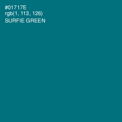 #01717E - Surfie Green Color Image