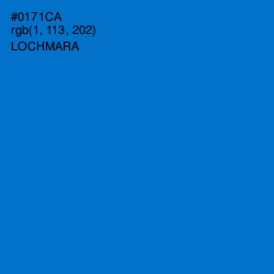 #0171CA - Lochmara Color Image