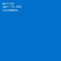 #0171CD - Lochmara Color Image