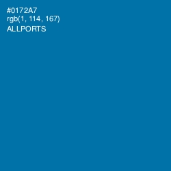 #0172A7 - Allports Color Image