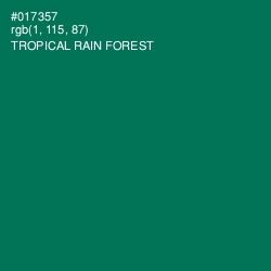 #017357 - Tropical Rain Forest Color Image