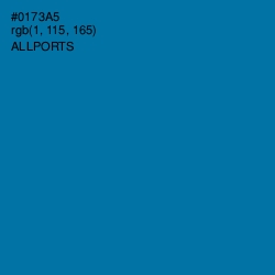 #0173A5 - Allports Color Image