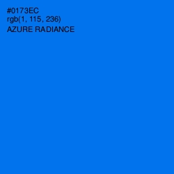 #0173EC - Azure Radiance Color Image