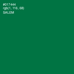 #017444 - Salem Color Image