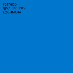 #0176CD - Lochmara Color Image