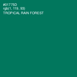 #01775D - Tropical Rain Forest Color Image