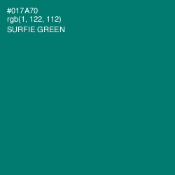 #017A70 - Surfie Green Color Image