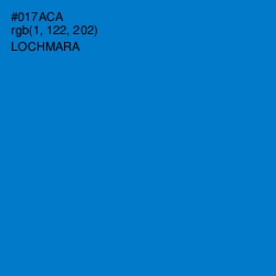 #017ACA - Lochmara Color Image