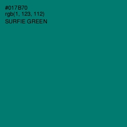 #017B70 - Surfie Green Color Image