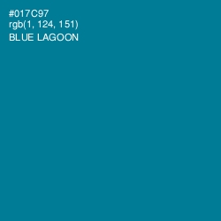 #017C97 - Blue Lagoon Color Image