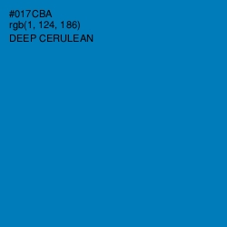 #017CBA - Deep Cerulean Color Image