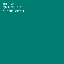 #017E72 - Surfie Green Color Image