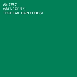 #017F57 - Tropical Rain Forest Color Image