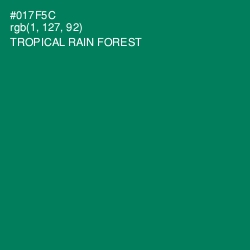 #017F5C - Tropical Rain Forest Color Image