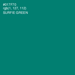 #017F70 - Surfie Green Color Image