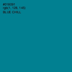 #018091 - Blue Chill Color Image