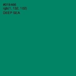 #018466 - Deep Sea Color Image