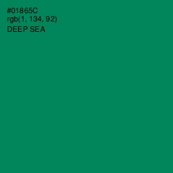 #01865C - Deep Sea Color Image