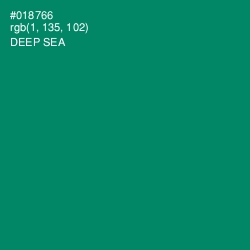 #018766 - Deep Sea Color Image