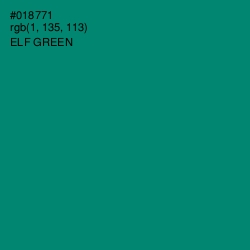 #018771 - Elf Green Color Image