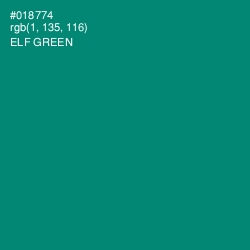 #018774 - Elf Green Color Image