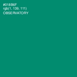 #018B6F - Observatory Color Image