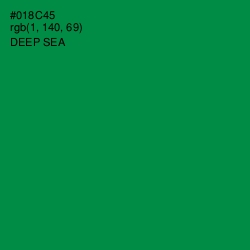 #018C45 - Deep Sea Color Image