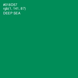 #018D57 - Deep Sea Color Image