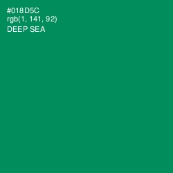 #018D5C - Deep Sea Color Image