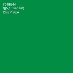 #018E44 - Deep Sea Color Image